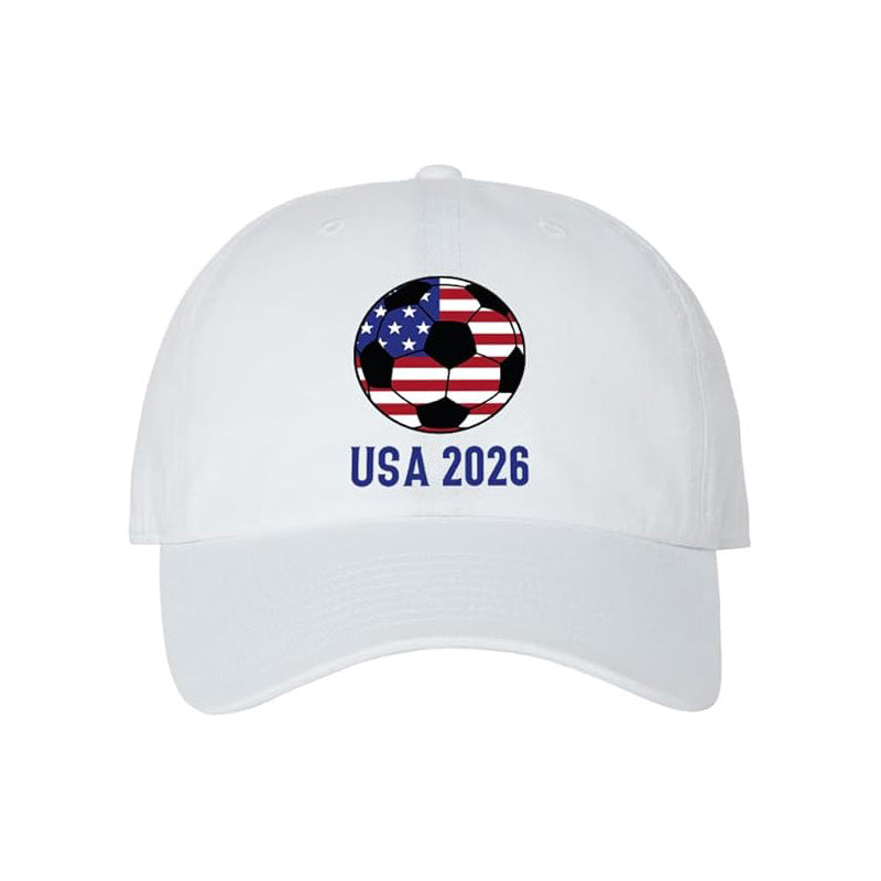 US, Canada and Mexico 2026 World Cup fans baseball cap Mexican visor print embroidery cap adjustable