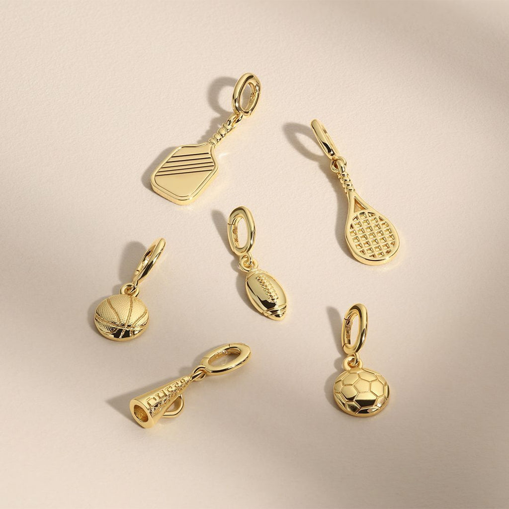 Titanium Steel Sports Series Pendant Volleyball Tennis Soccer Baseball DIY Necklace Furnace Vacuum Plating 1