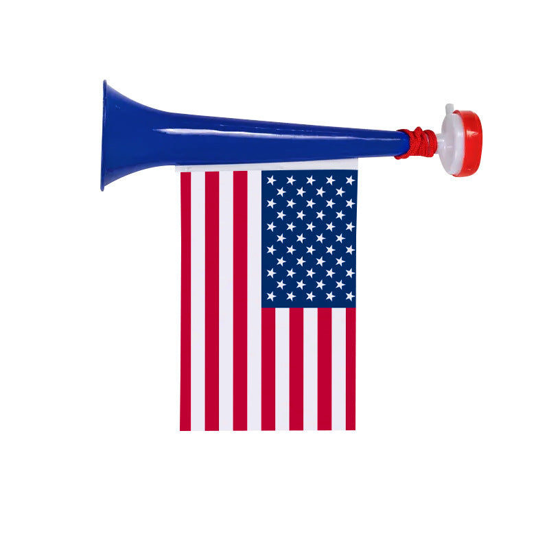 2026 US, Canada and Mexico World Cup horn flag with national flag fans horn football game games cheering props