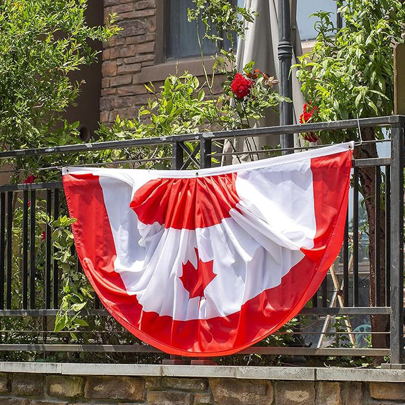 US, Canada and Mexico 2026 World Cup products, fans cheering props decorating the Canadian flag, hand-cranked flag customization