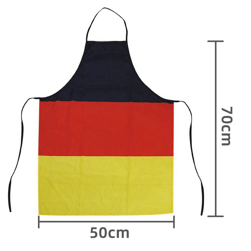 National flag apron 2026 US, Canada and Mexico World Cup products Fan home decoration, anti-fouling and durable work apron