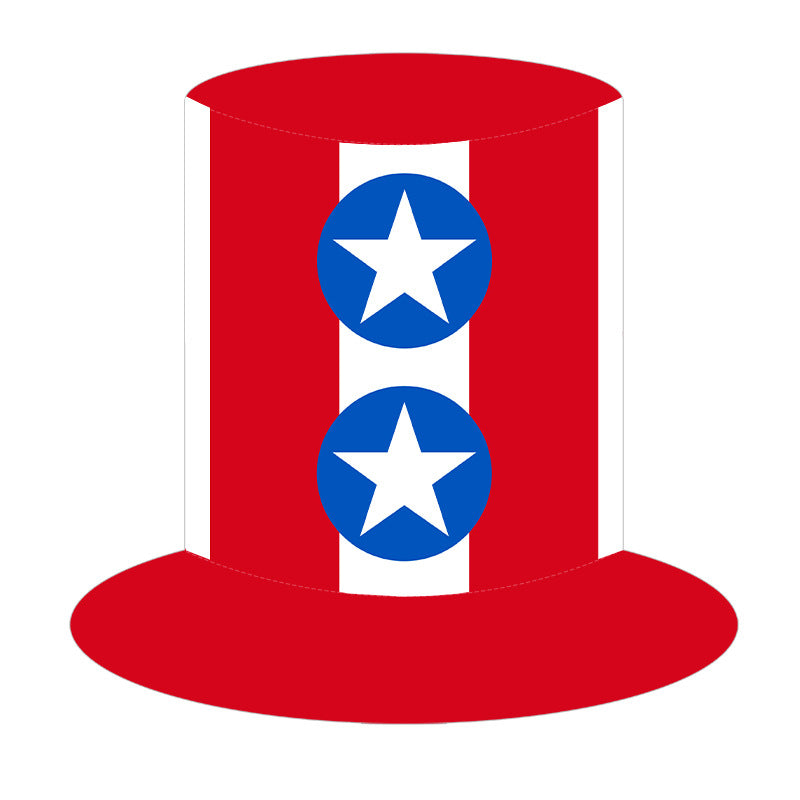 Independence Day Hat Uncle Sam Hat Fourth of July American Flag Top Hat Top Hat Labor Day Decorative Hat