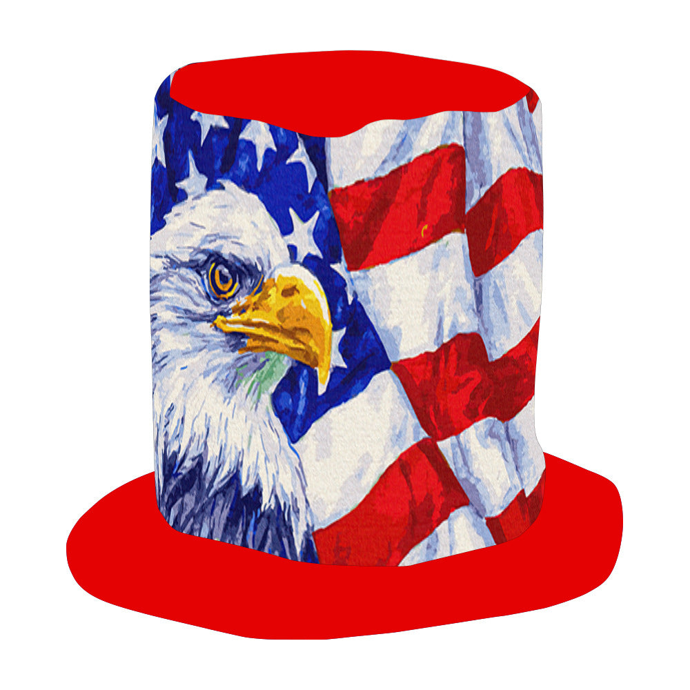Independence Day Hat Uncle Sam Hat Fourth of July American Flag Top Hat Top Hat Labor Day Decorative Hat