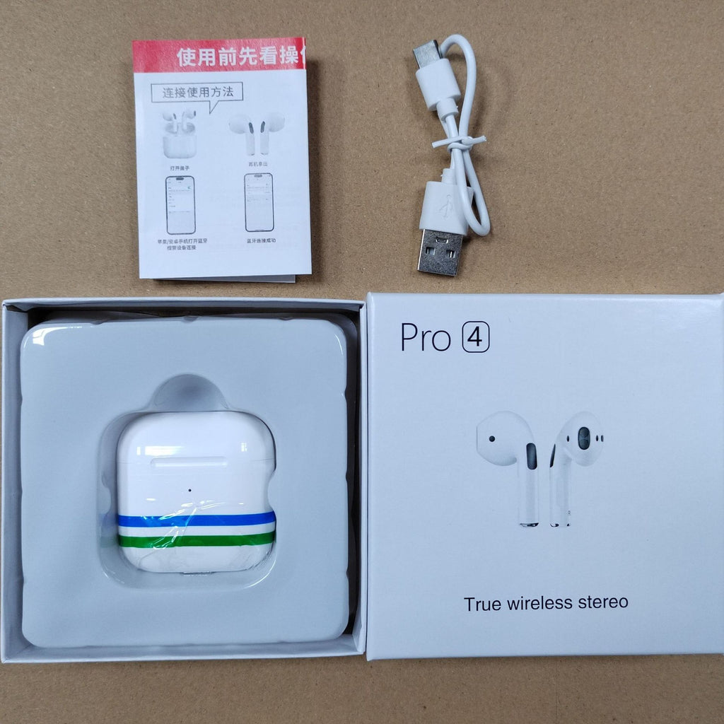 Huaqiang North Small 4th Generation Men and Women High Sound Quality Pro4 Bluetooth Headset Wireless Source Factory Wholesale 25 Years New