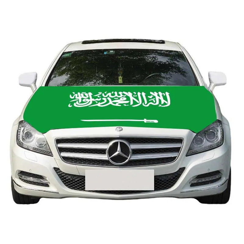 Saudi Arabia flag car flag car cover car mirror cover reflector cover National Day patriotic decoration