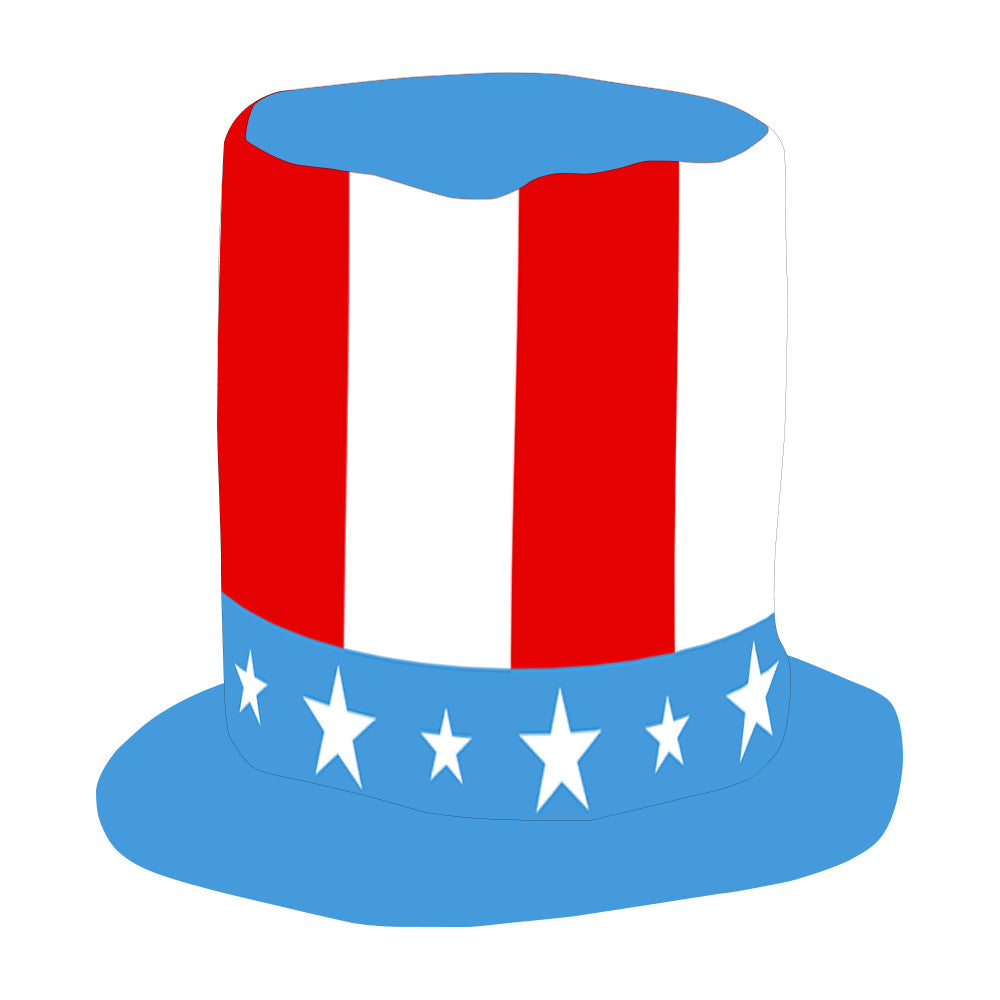 Independence Day Hat Uncle Sam Hat Fourth of July American Flag Top Hat Top Hat Labor Day Decorative Hat