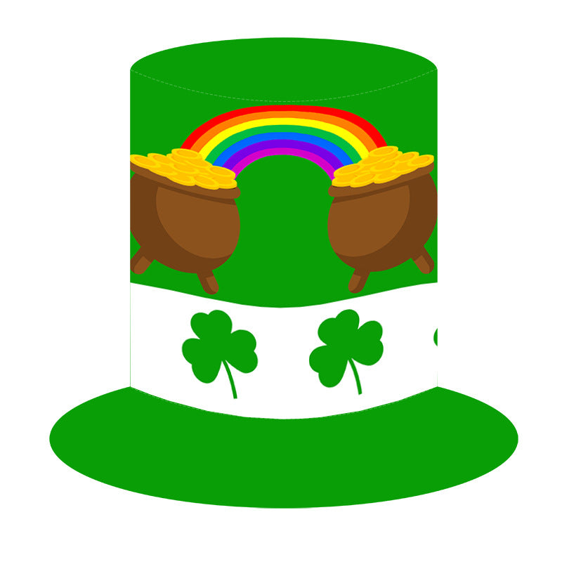 St. Patrick's Day Hat, Irish Day Hat, Party Hat, St. Patrick's Day, Leafy Day, Clover Hat.