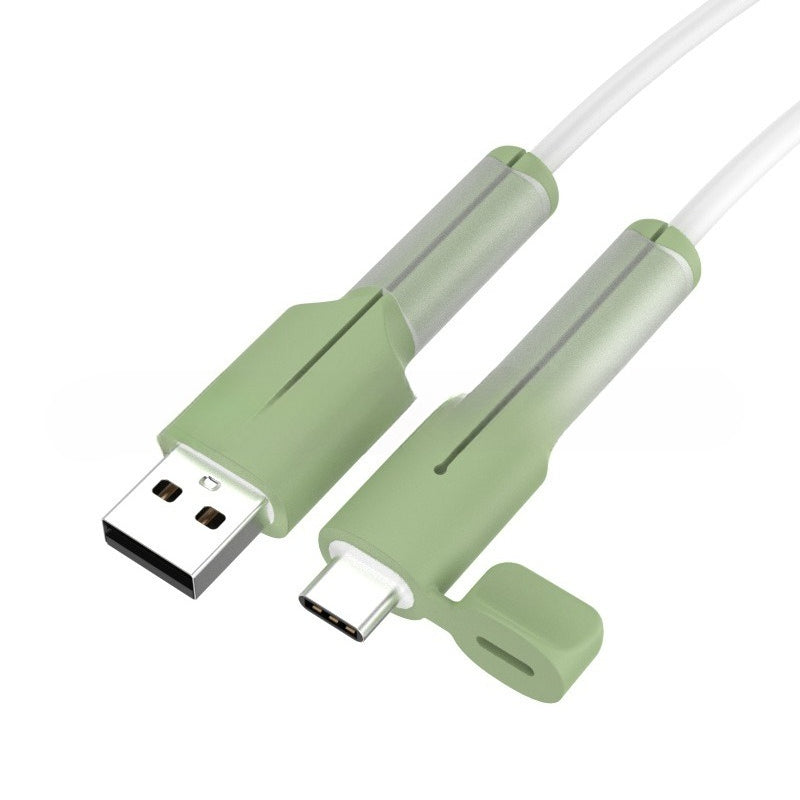 New data cable protective cover silicone anti-break charging cable protective cover cable biter anti-break