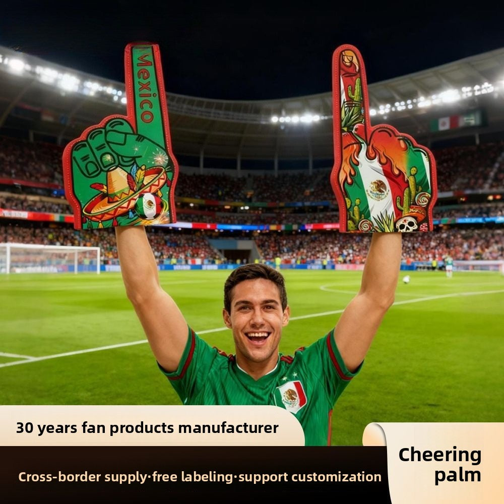 U.S.-Canada-Mexico 2026 World Cup Products Cheering Gloves EVA Atmosphere Foam Big Hand Finalist Team Sponge Palm