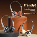 New cross-border CR-20 retro fashion Maillard metal bluetooth headset 5.4 headset long battery life