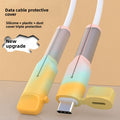 New data cable protective cover silicone anti-break charging cable protective cover cable biter anti-break