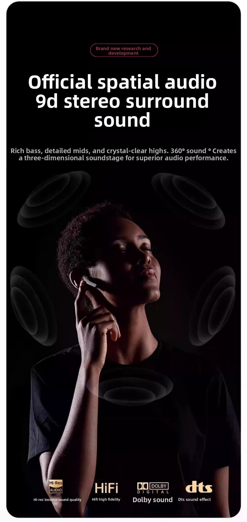 Huaqiang North Small 4th Generation Men and Women High Sound Quality Pro4 Bluetooth Headset Wireless Source Factory Wholesale 25 Years New