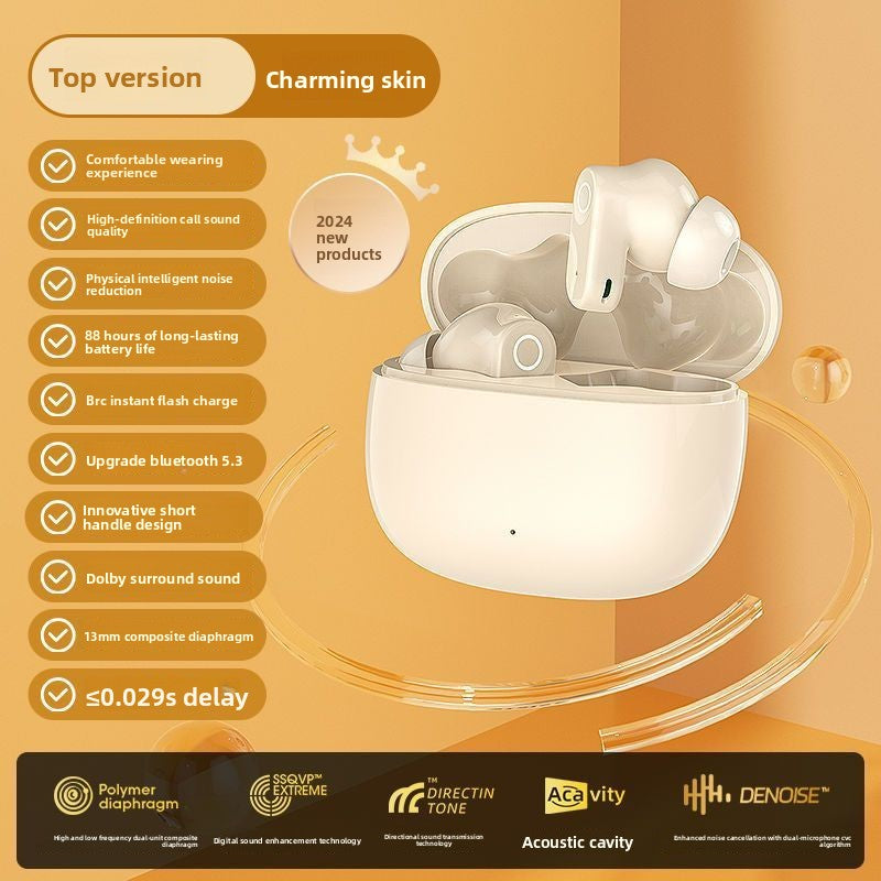 Voice of Berlin, Germany, new wireless Bluetooth headset, high noise reduction, high sound quality, high value sports, and long battery life