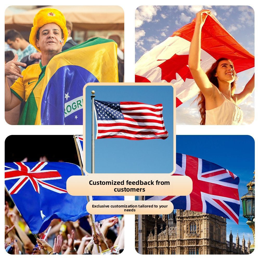 2026 US-Canada-Mexico World Cup Product 3 * 5ft Flag Fan Supplies US-Mexico-Canada Flag