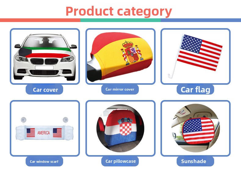 Car rearview mirror cover 2026 US, Canada and Mexico World Cup fan mirror cover, rearview mirror cover, election mirror cover