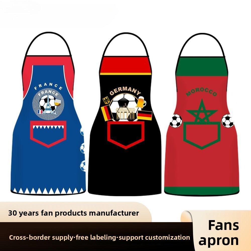 U.S.-Canada-Mexico 2026 World Cup Products Fan Supplies National Flag Apron Four Seasons Advertising Promotion Gift Printing Logo